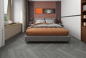 白金色橡木魚骨拼花,進口地板,環保地板