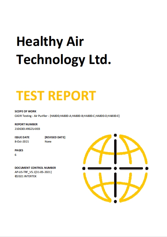 HA800CADR檢測報(bào)告